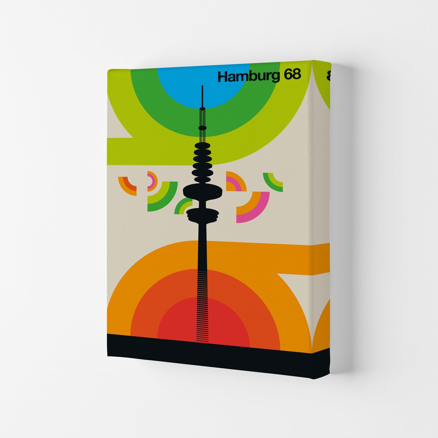 Hamburg 68 Art Print by Bo Lundberg Canvas