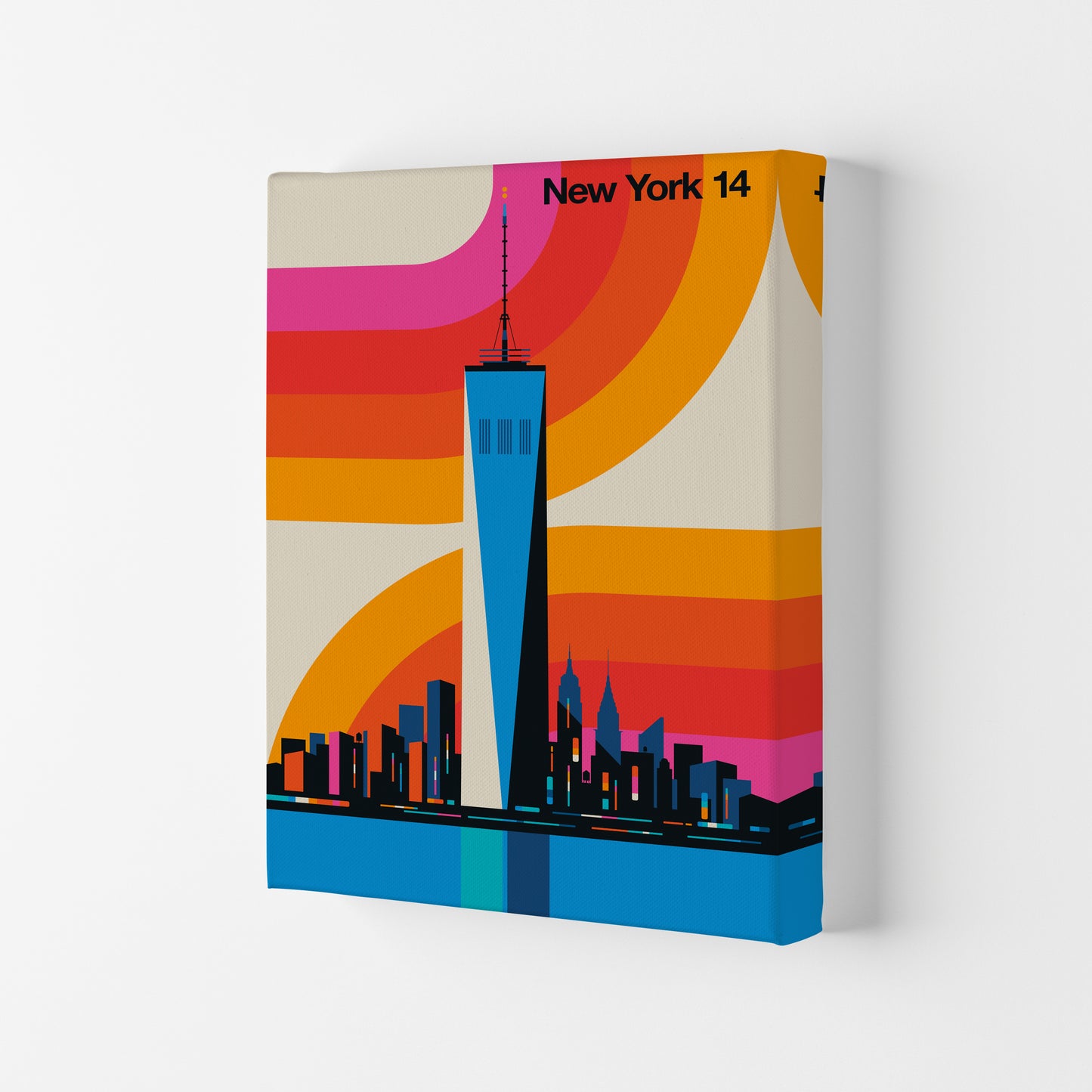 New York 14 Art Print by Bo Lundberg Canvas