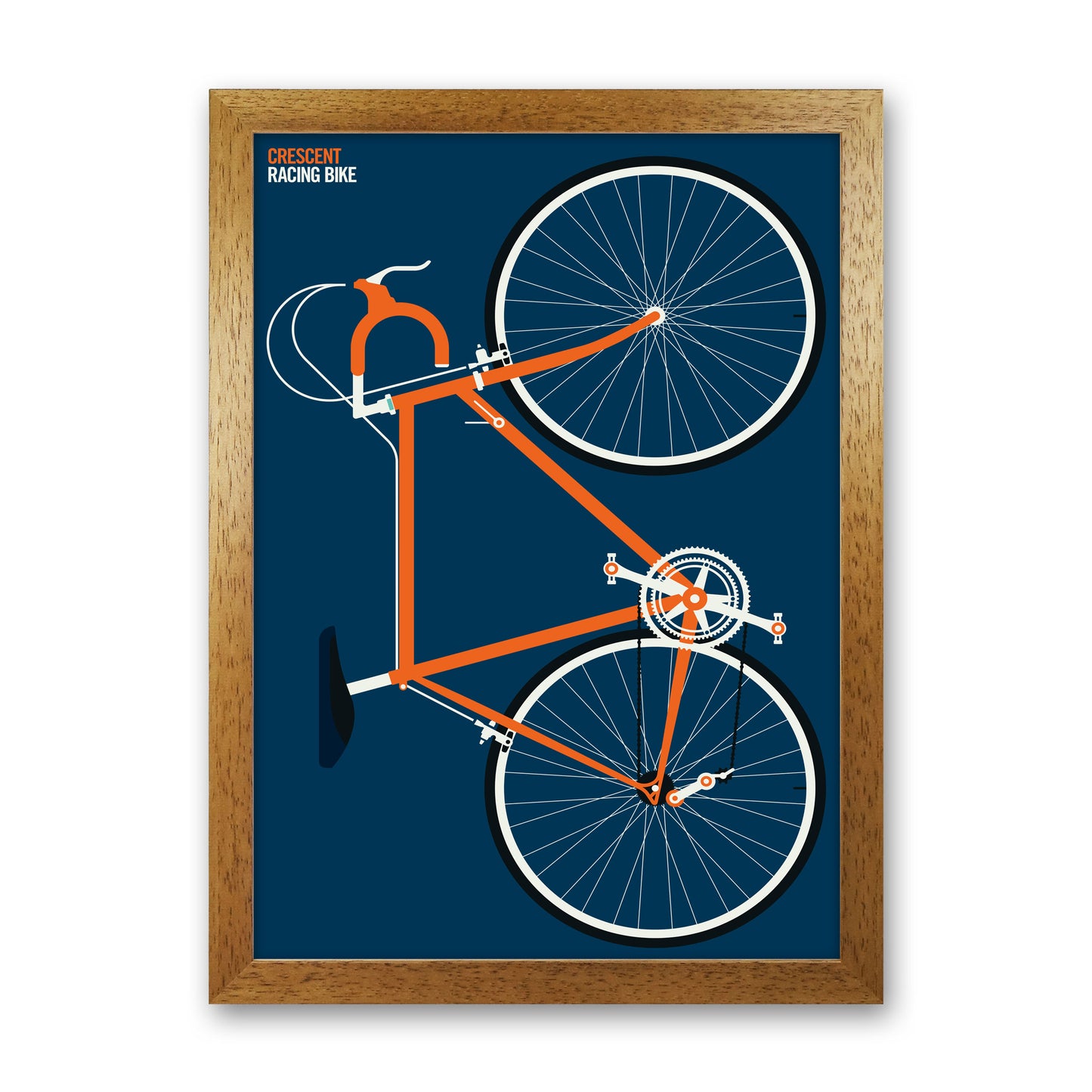 Icons Cresecent Full Art Print by Bo Lundberg Oak Grain