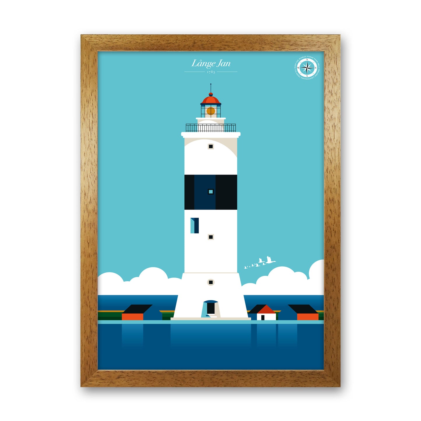 Långe Jan Art Print by Bo Lundberg Oak Grain