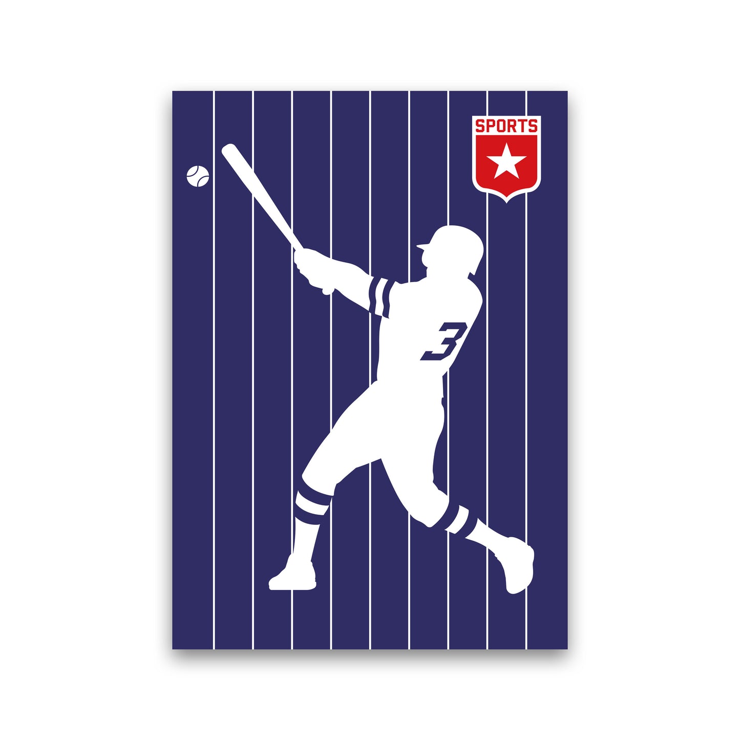 Baseball Art Print by Bo Lundberg Print Only