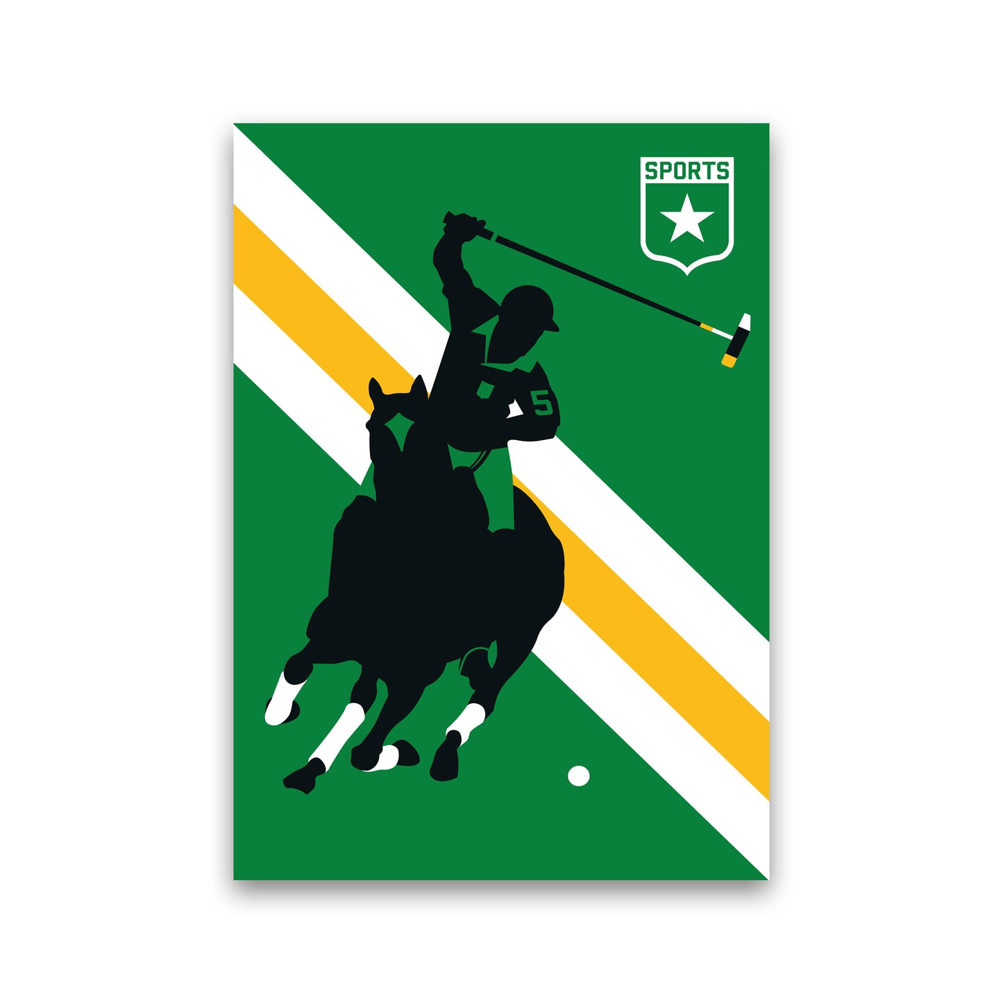 Polo Art Print by Bo Lundberg Print Only