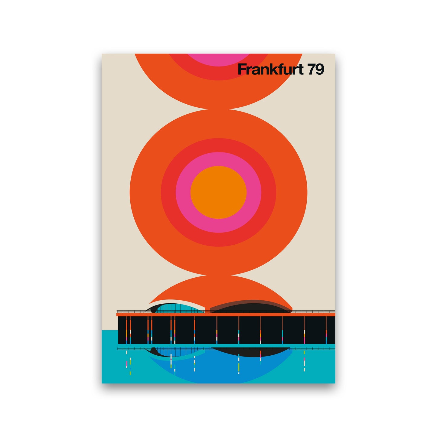 Frankfurt 79 Art Print by Bo Lundberg Print Only