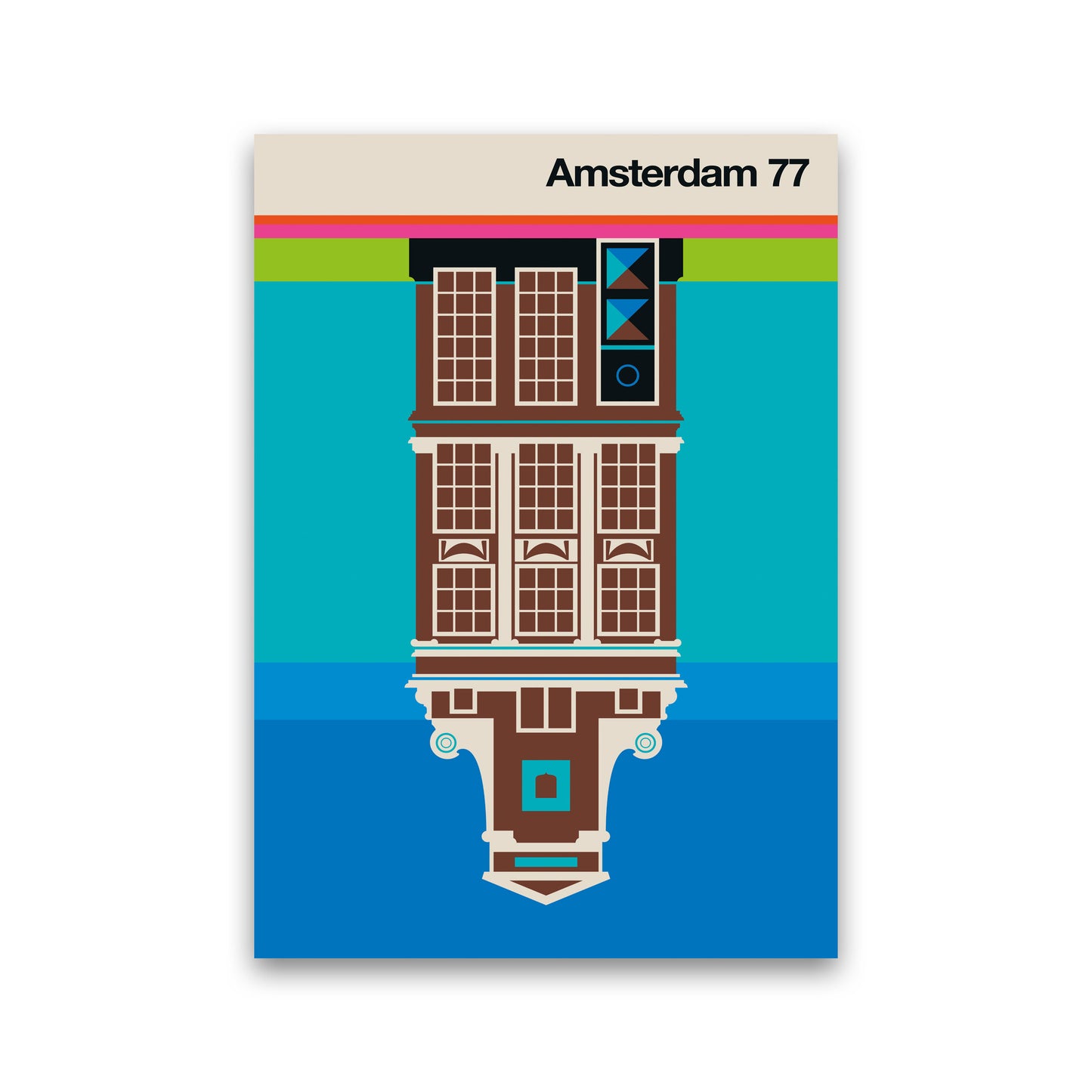 Amsterdam 77 Art Print by Bo Lundberg Print Only