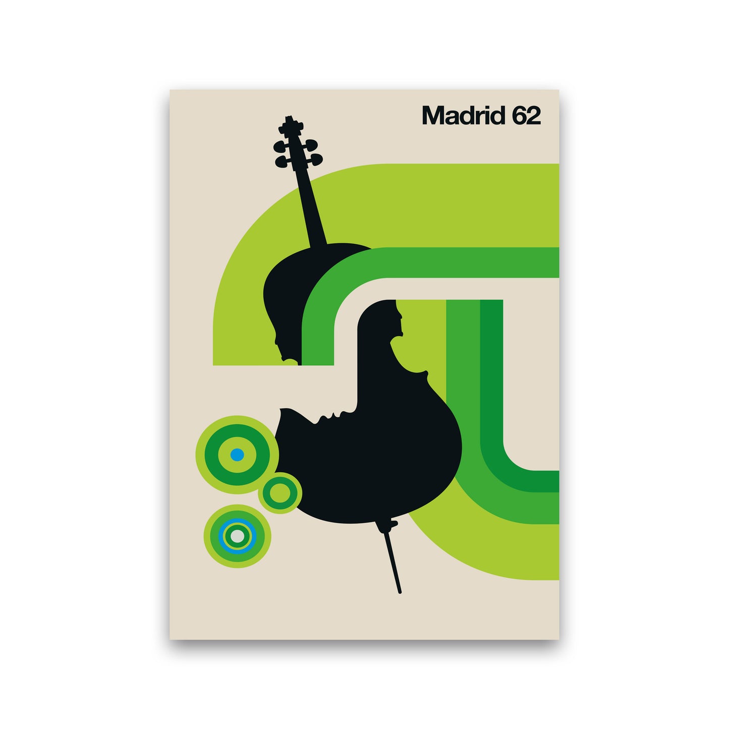 Madrid 62 Art Print by Bo Lundberg Print Only