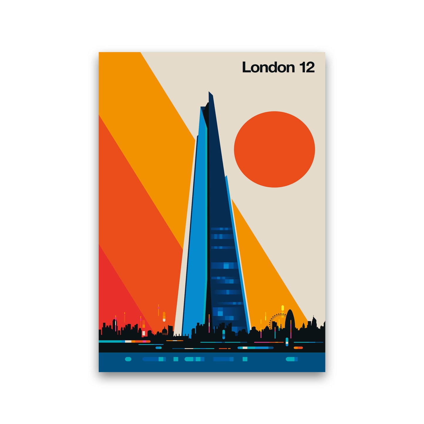 London 12 Art Print by Bo Lundberg Print Only