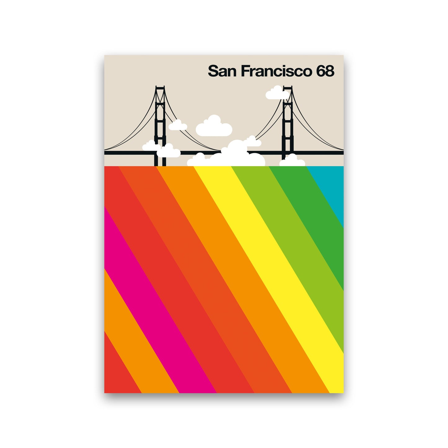 San Francisco 68 Art Print by Bo Lundberg Print Only