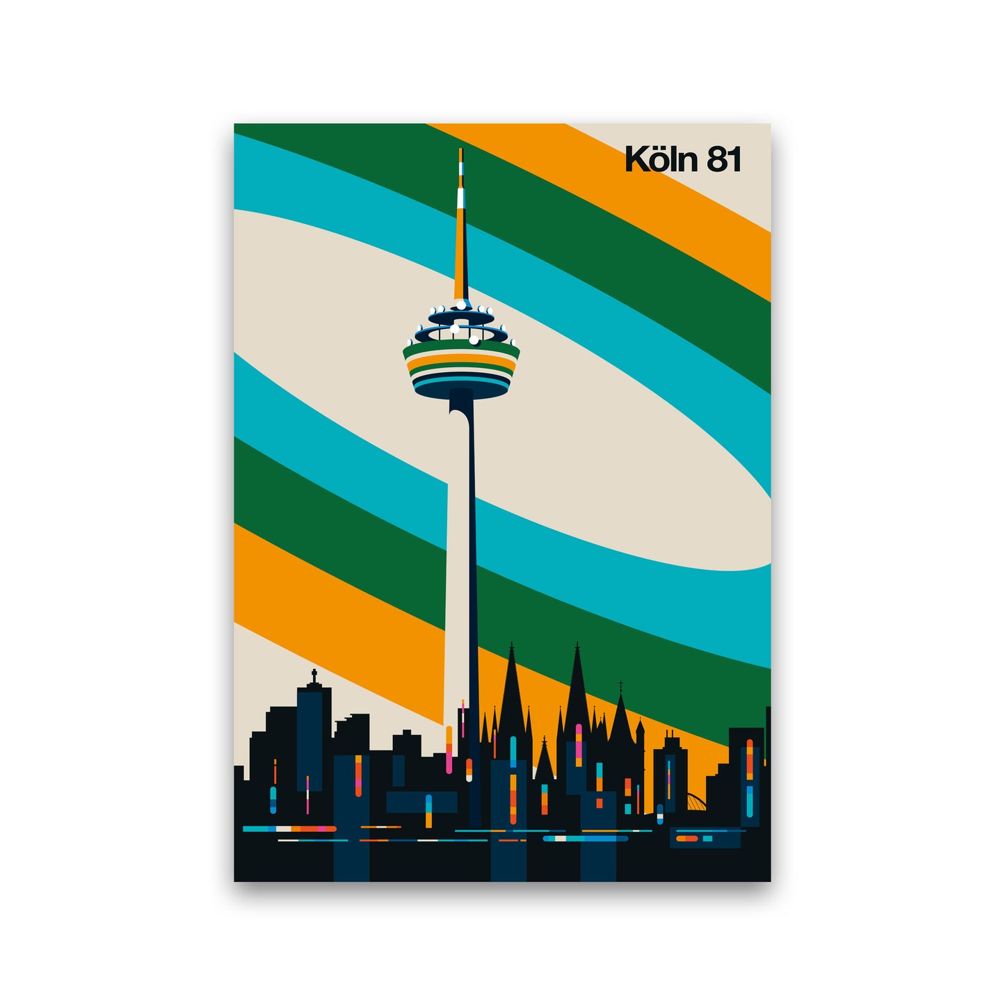 Köln 81 Art Print by Bo Lundberg Print Only
