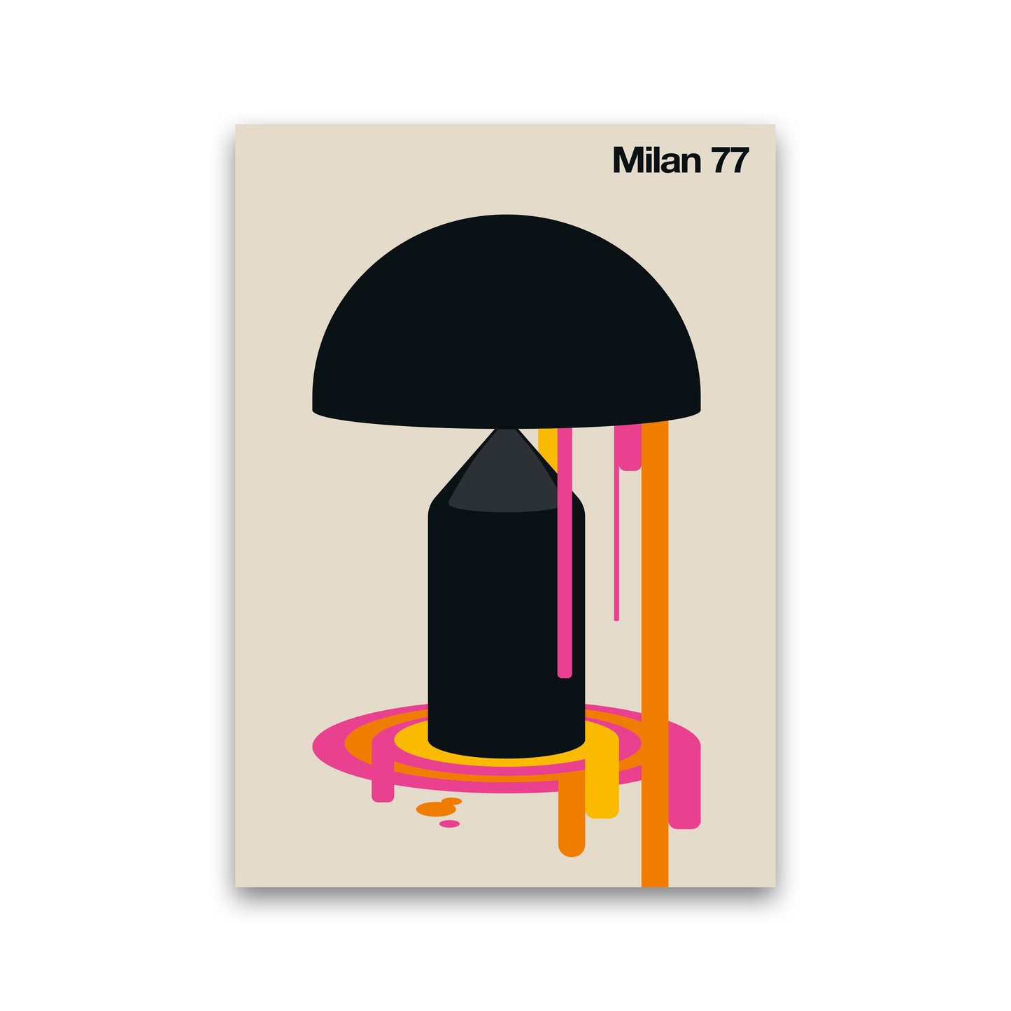 Milan 77 Art Print by Bo Lundberg Print Only