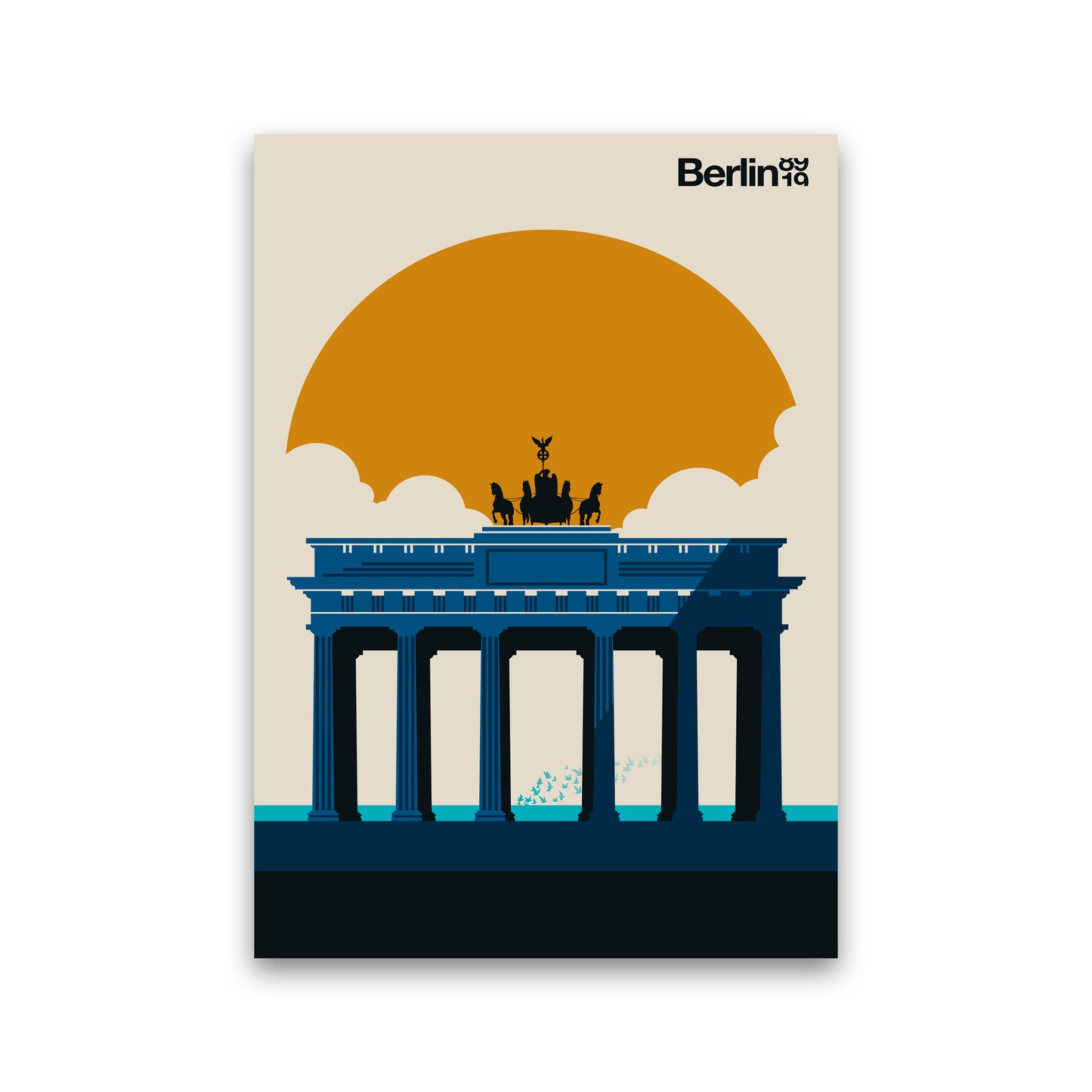 Berlin 89 19 Art Print by Bo Lundberg Print Only