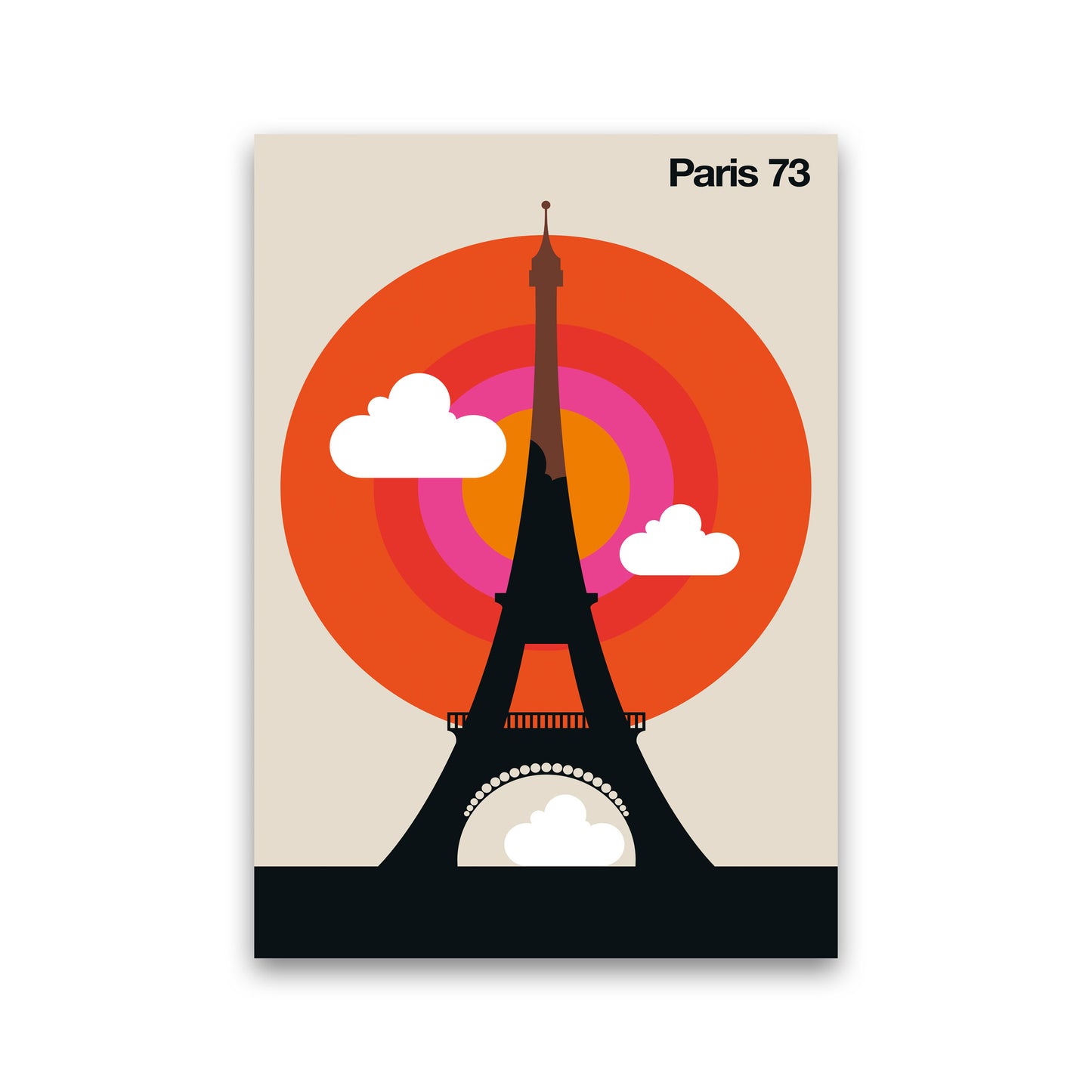 Paris 73 Art Print by Bo Lundberg Print Only