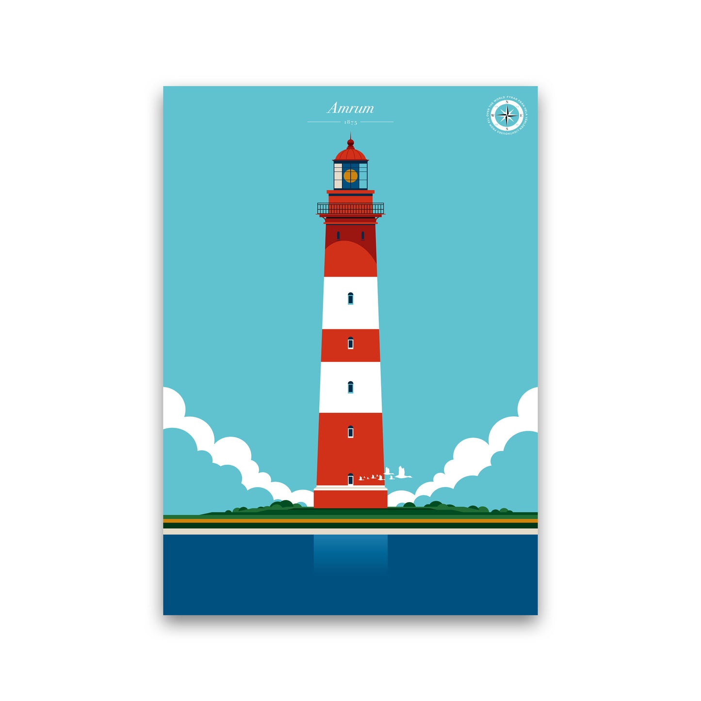 Amrum Art Print by Bo Lundberg Print Only