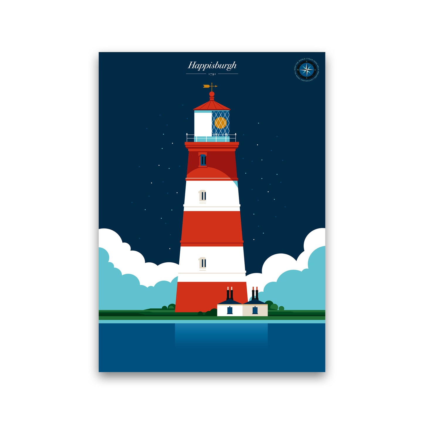 Happisburgh Art Print by Bo Lundberg Print Only