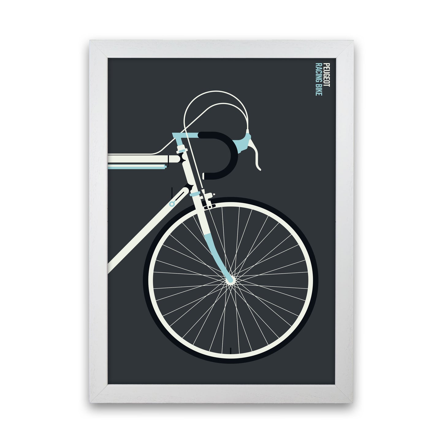 Peugeot front Art Print by Bo Lundberg White Grain