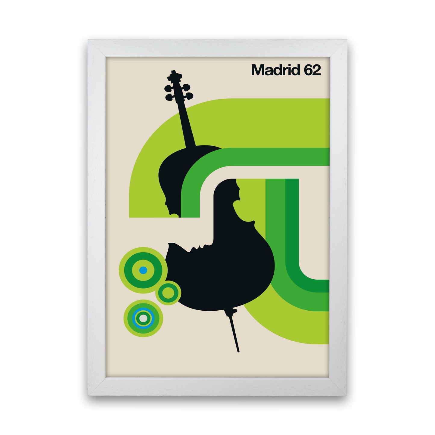 Madrid 62 Art Print by Bo Lundberg White Grain