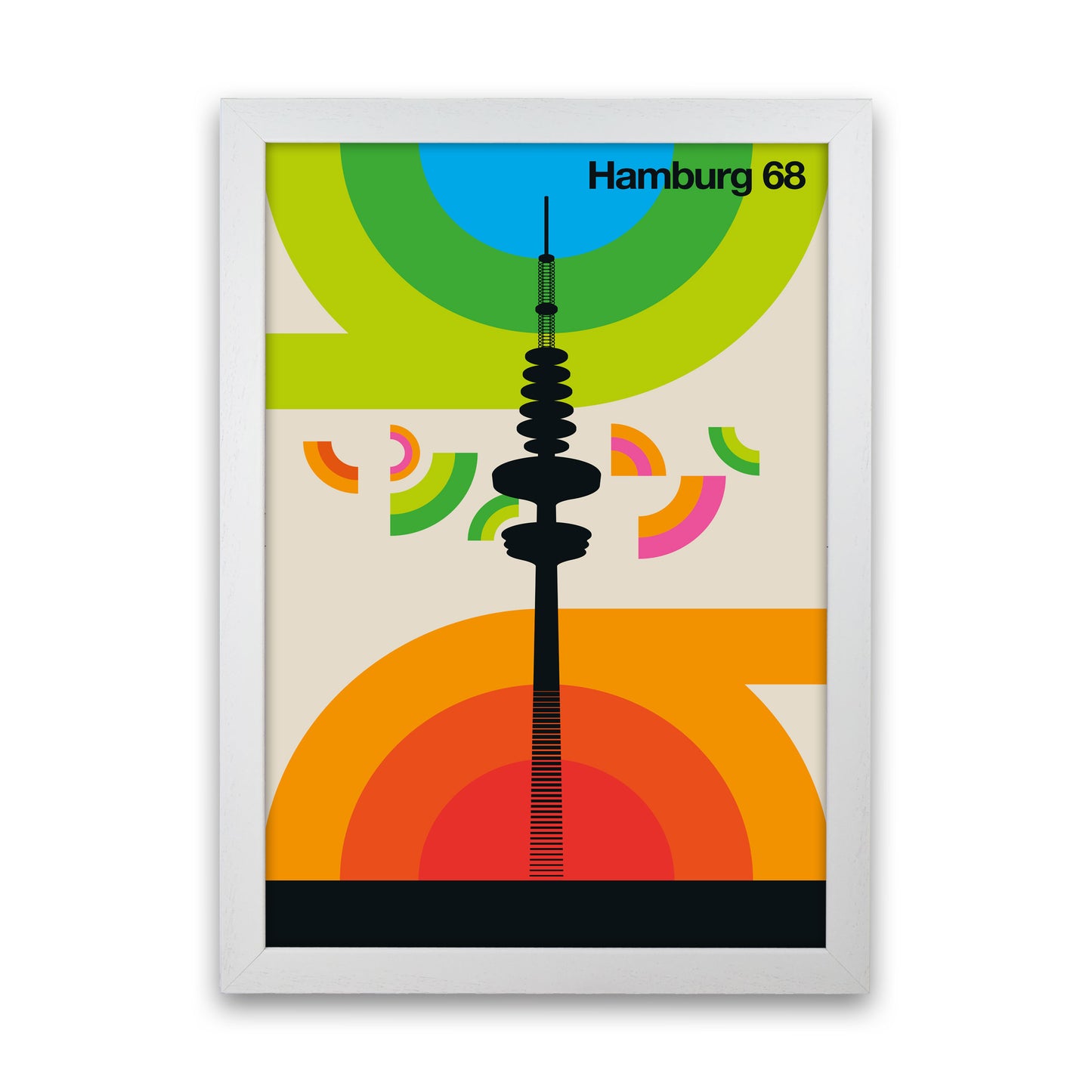 Hamburg 68 Art Print by Bo Lundberg White Grain
