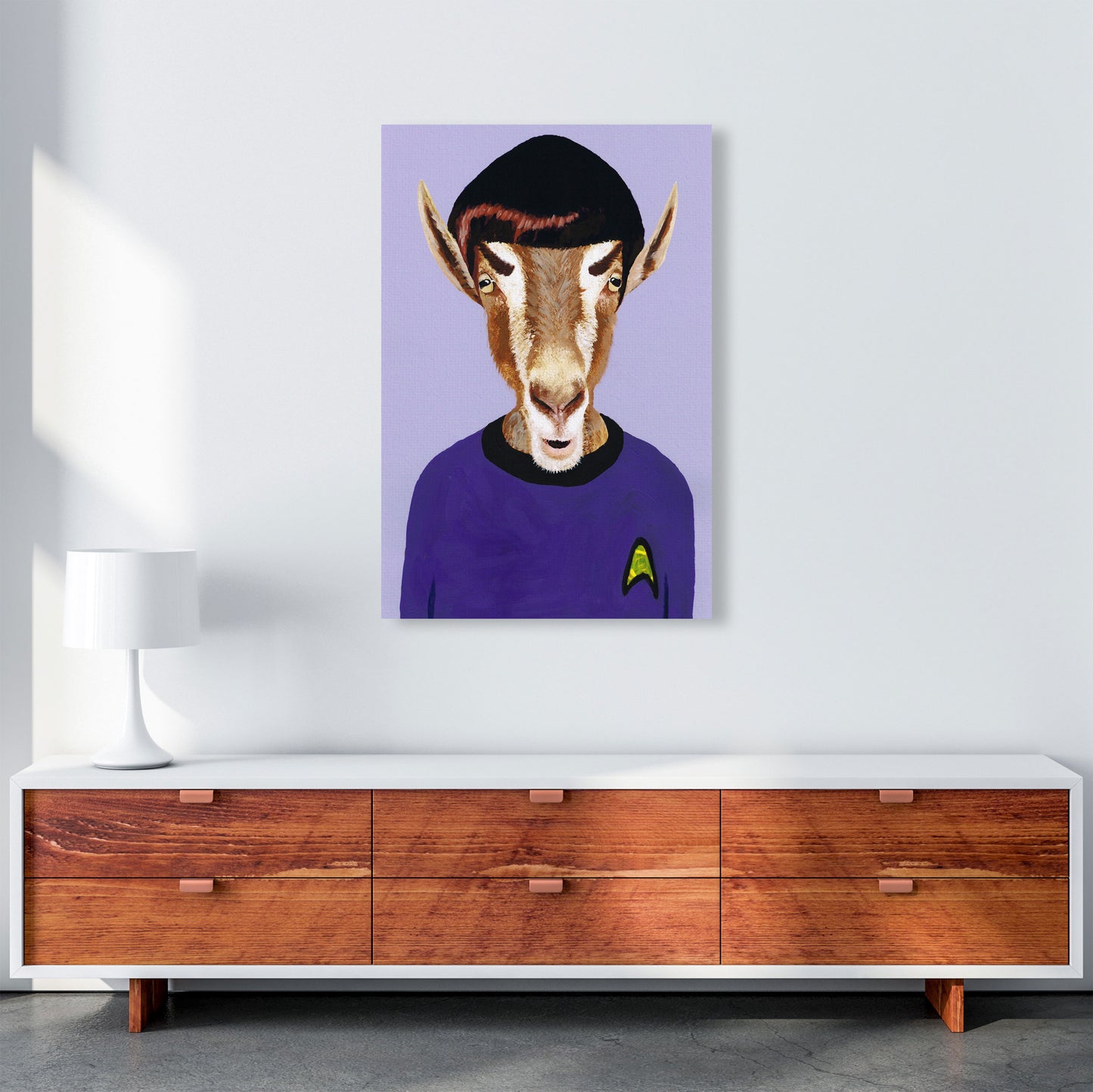 Mister Spock Art Print by Coco Deparis A1 Canvas