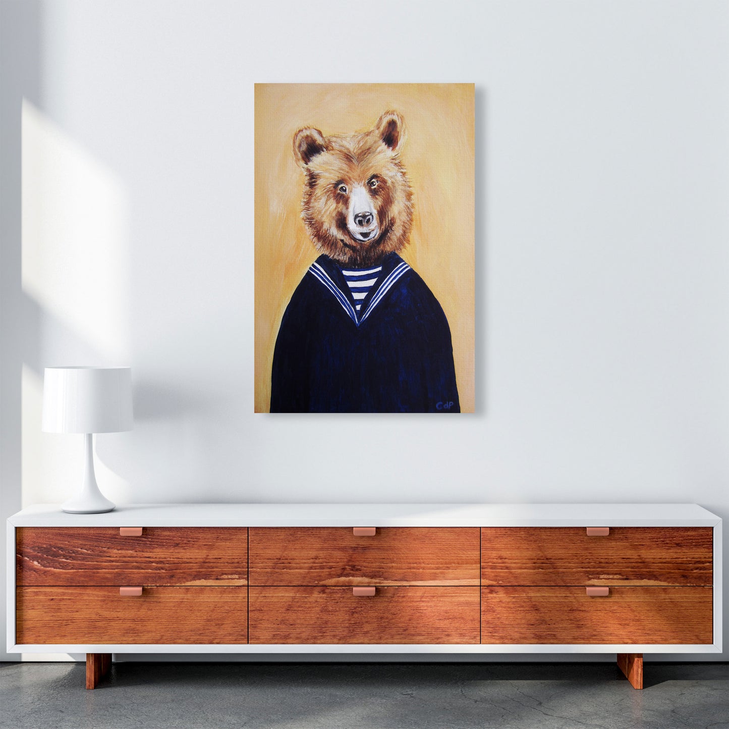 Bear Art Print by Coco Deparis A1 Canvas