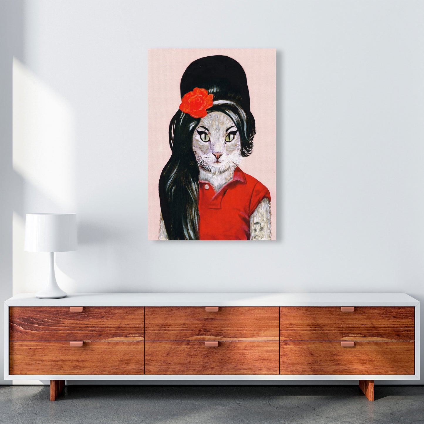 Amy Winehouse Art Print by Coco Deparis A1 Canvas