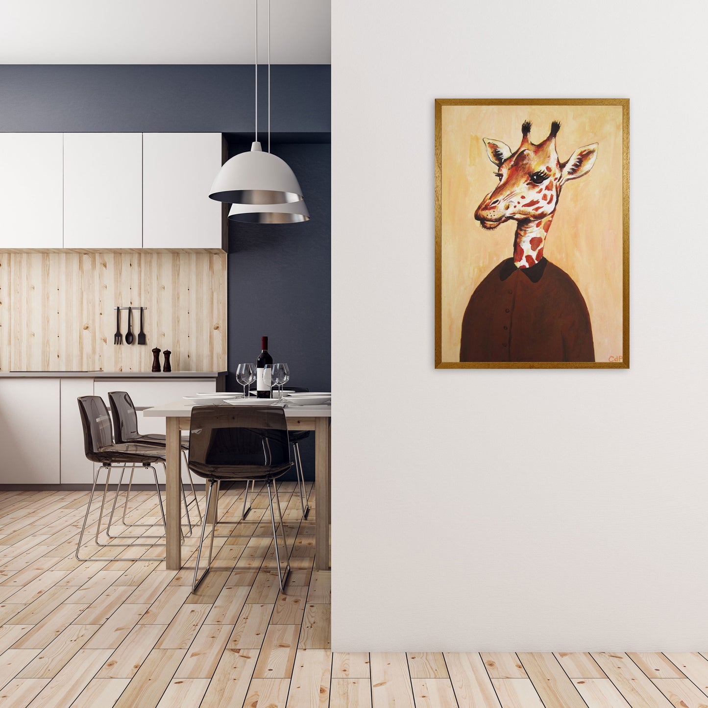 Giraffe 02 Art Print by Coco Deparis A1 Print Only