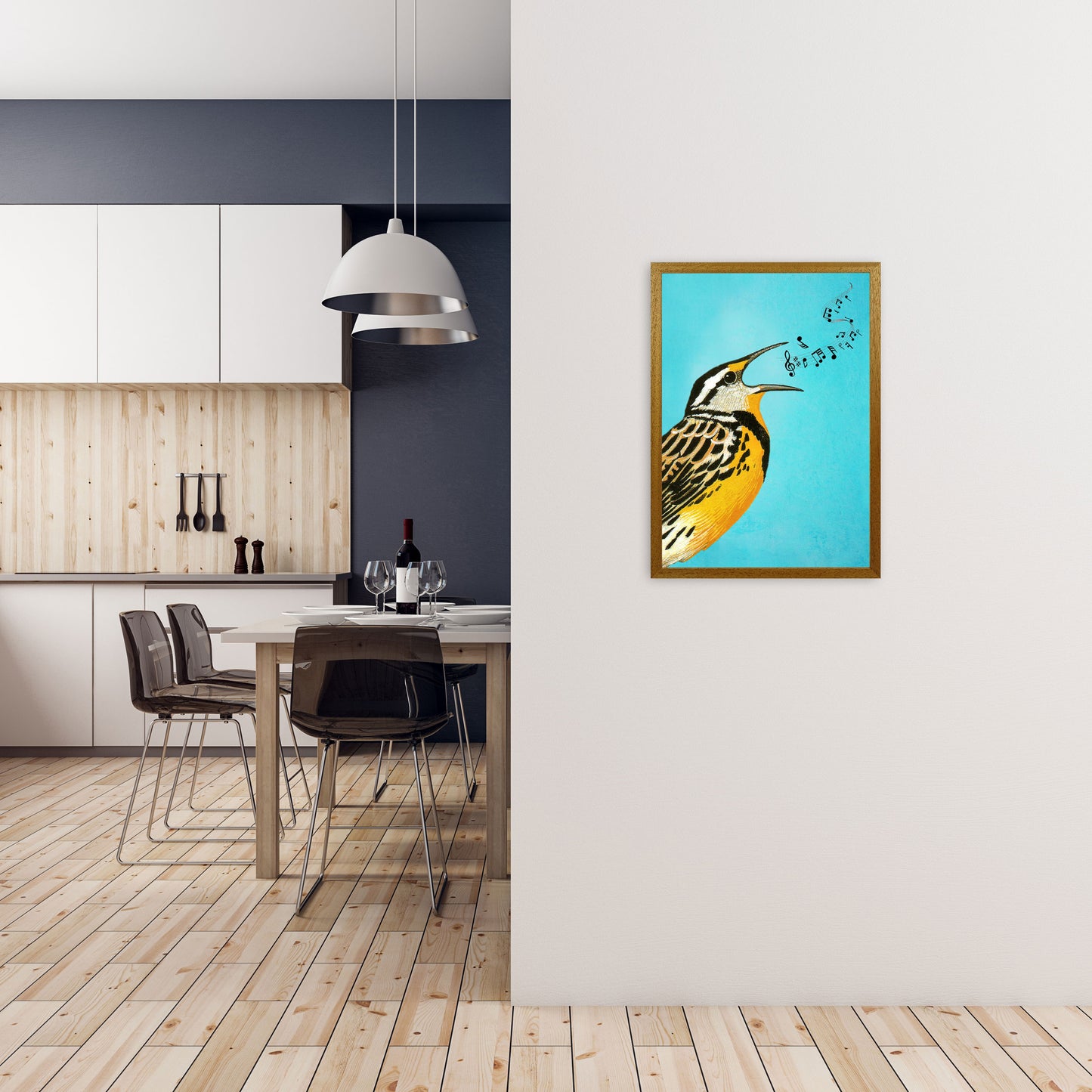 Bird Singing 02 Art Print by Coco Deparis A2 Print Only