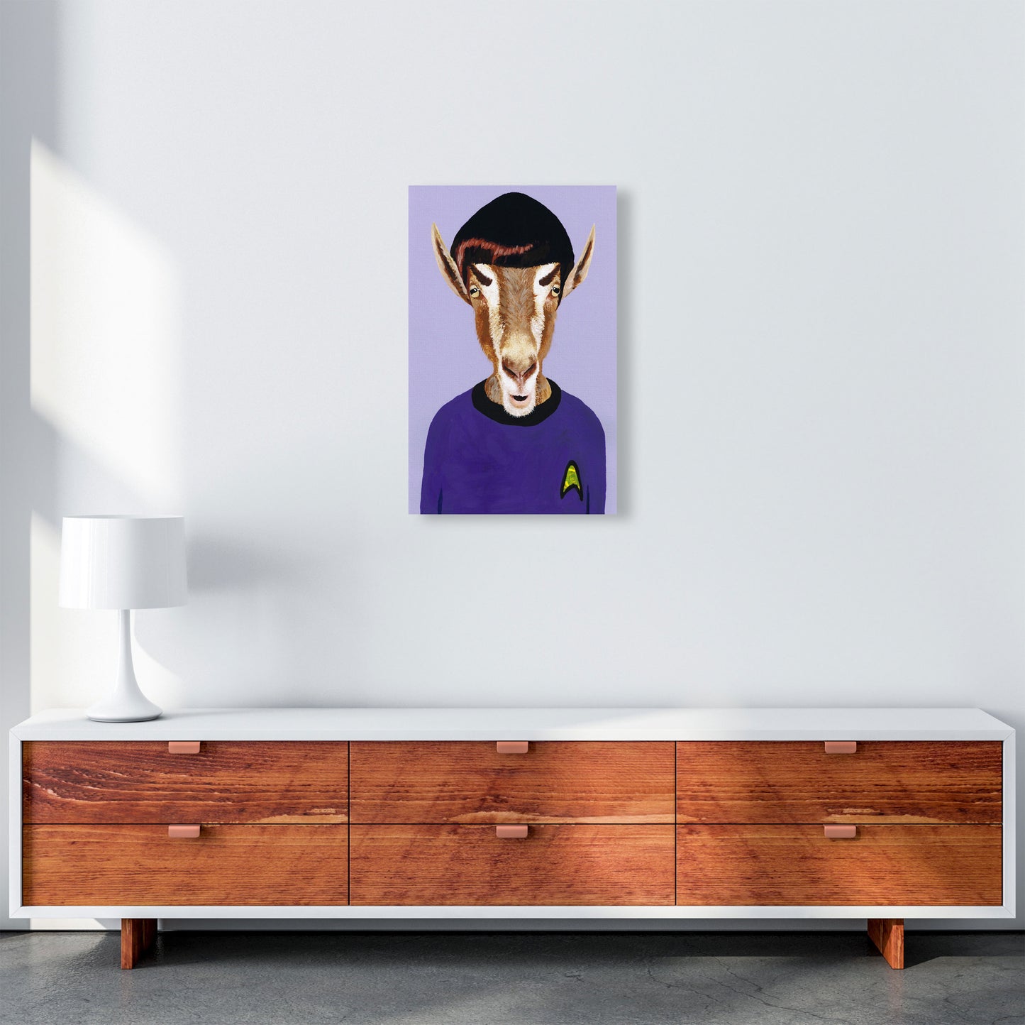 Mister Spock Art Print by Coco Deparis A3 Canvas