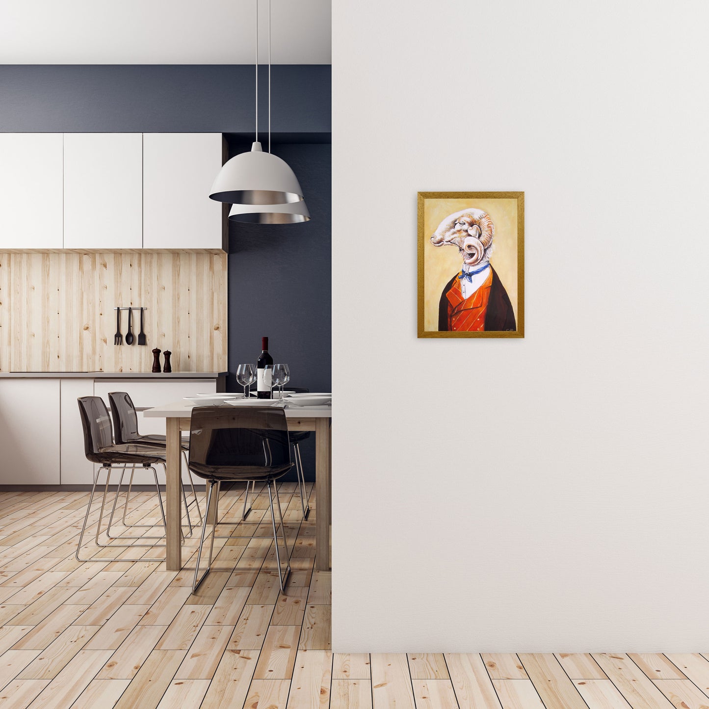 Ram Art Print by Coco Deparis A3 Print Only