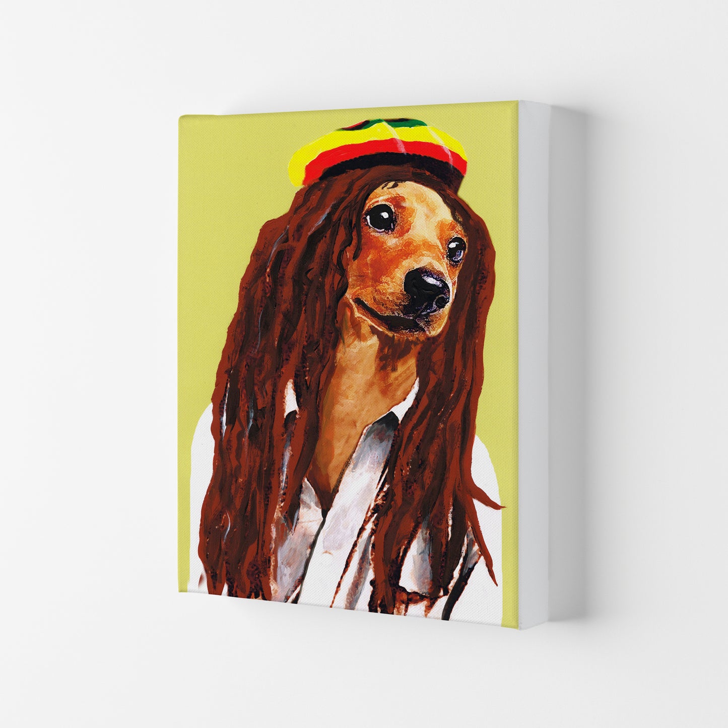 Bob Marley Art Print by Coco Deparis Canvas