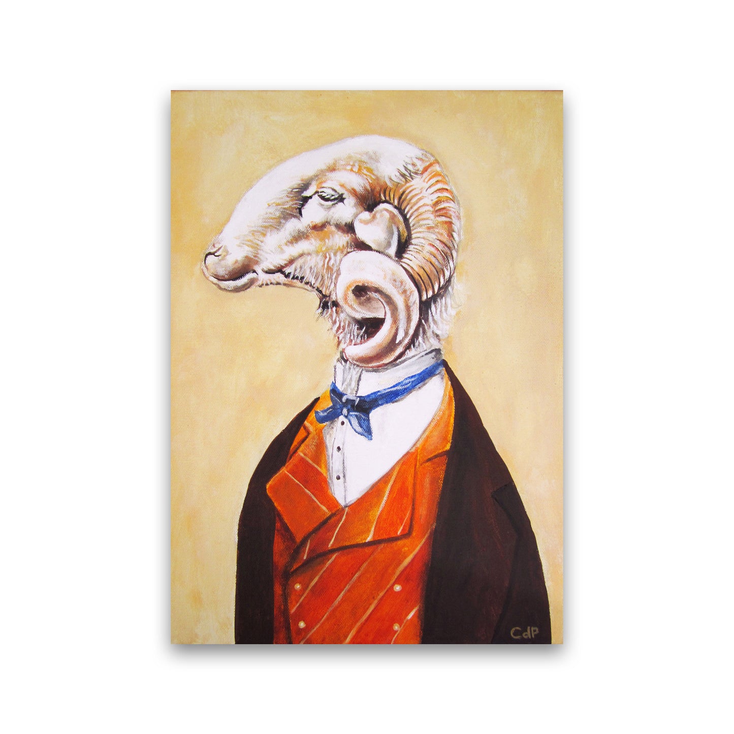 Ram Art Print by Coco Deparis Print Only