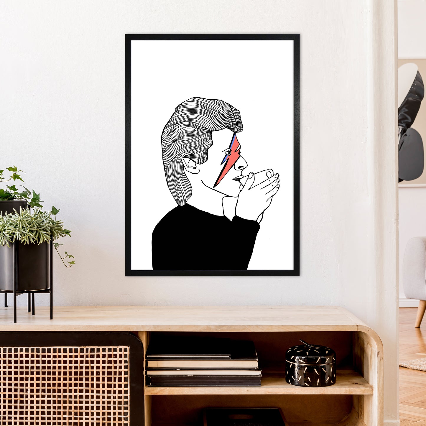 xziggy Art Print by Carissa Tanton A1 White Frame