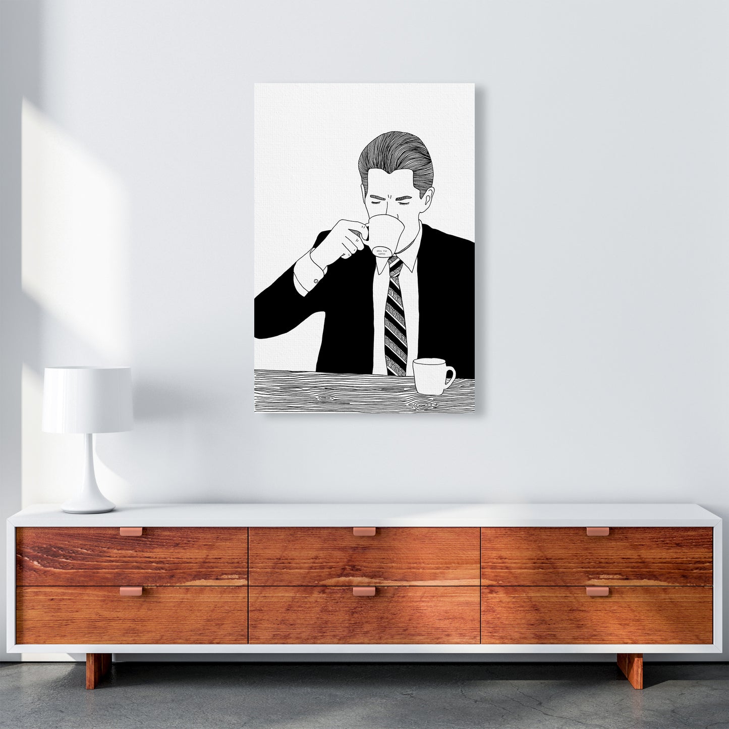 Agent Cooper Art Print by Carissa Tanton A1 Canvas