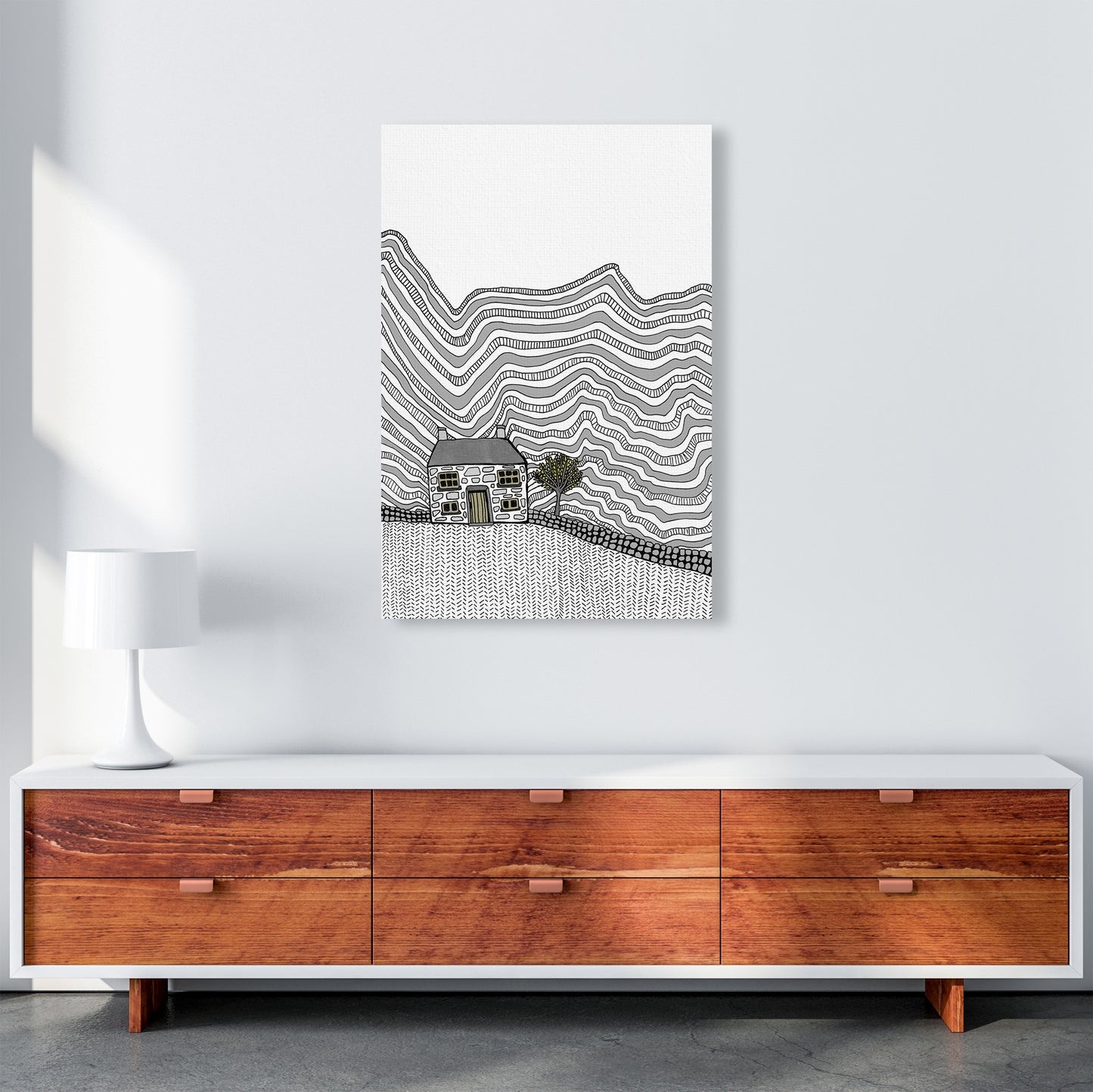 Welsh House Art Print by Carissa Tanton A1 Canvas