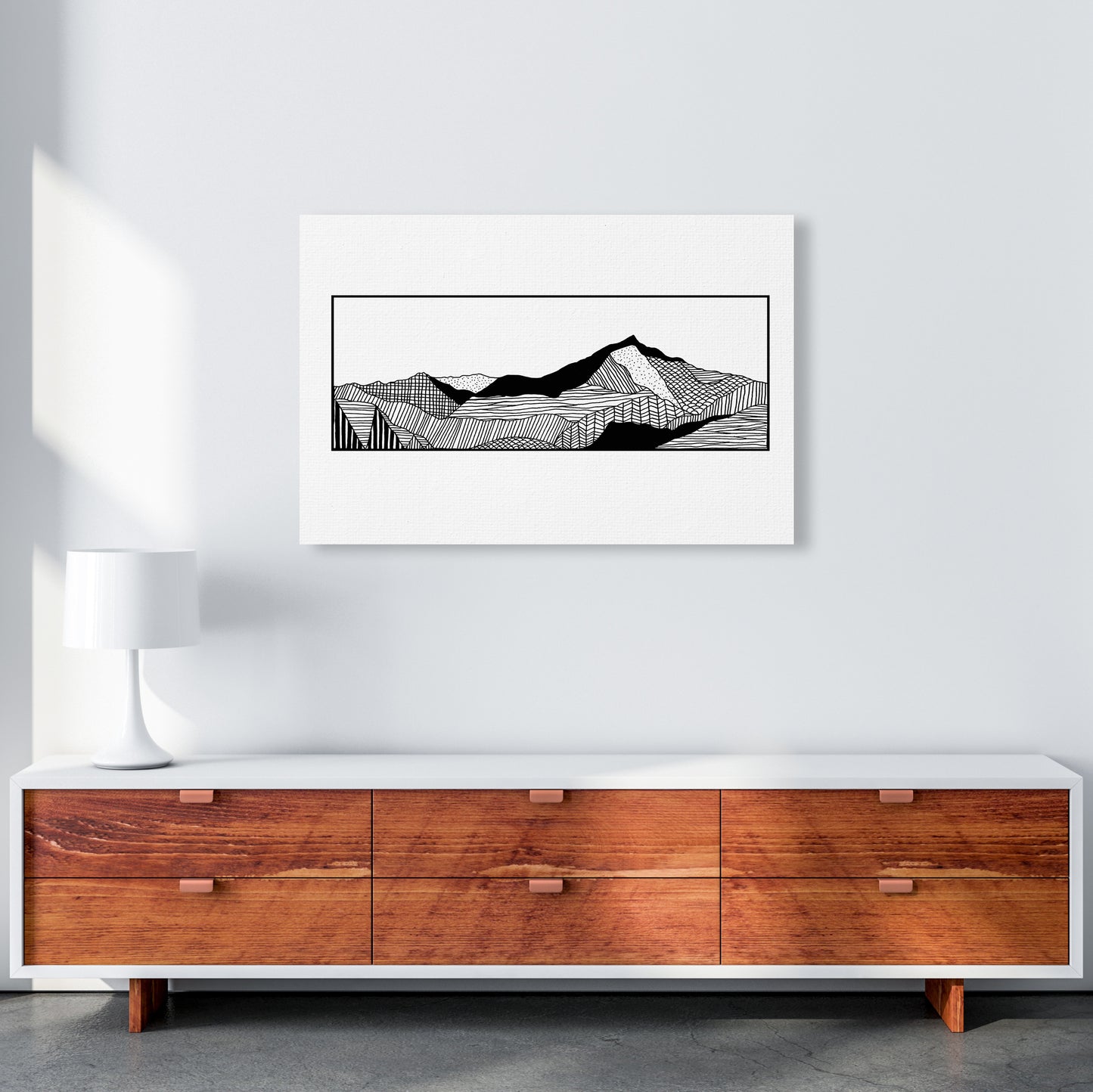 Snowdon Art Print by Carissa Tanton A1 Canvas