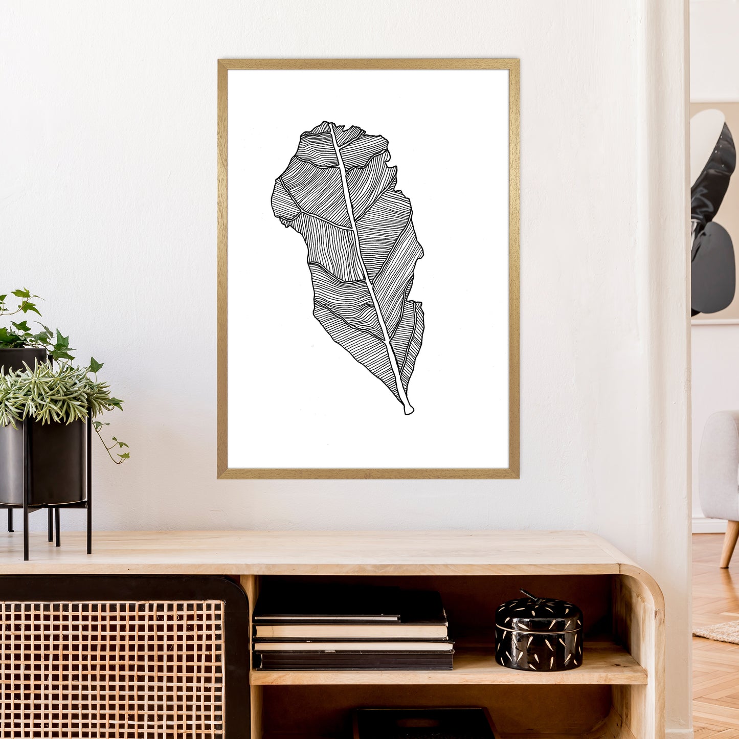 Kyobancha Leaf Art Print by Carissa Tanton A1 Print Only