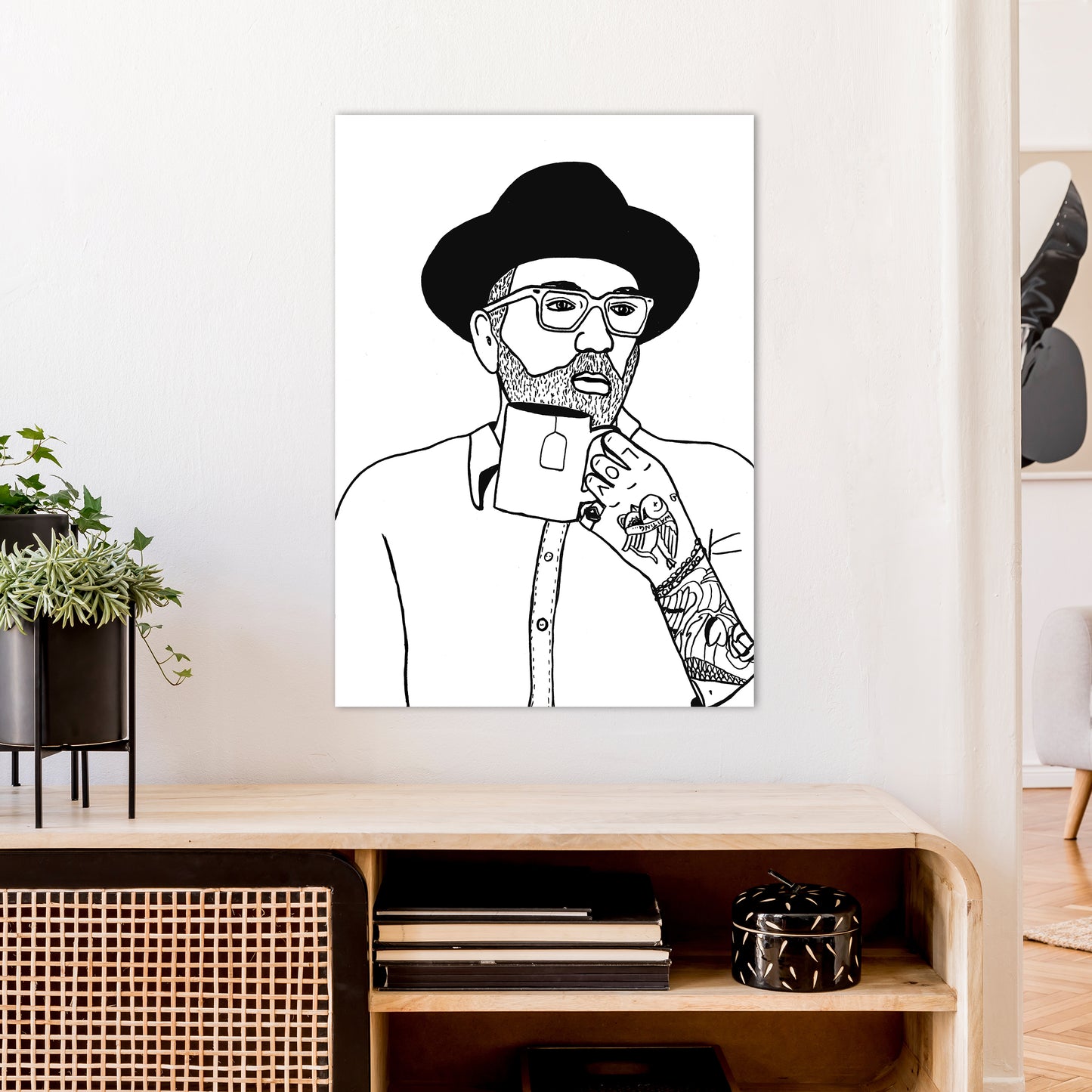 Dallas Green Art Print by Carissa Tanton A1 Black Frame