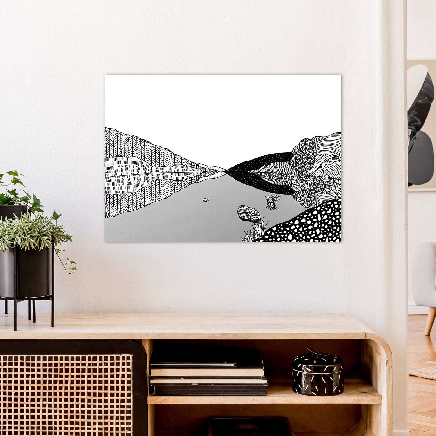 Geirionydd Art Print by Carissa Tanton A1 Black Frame