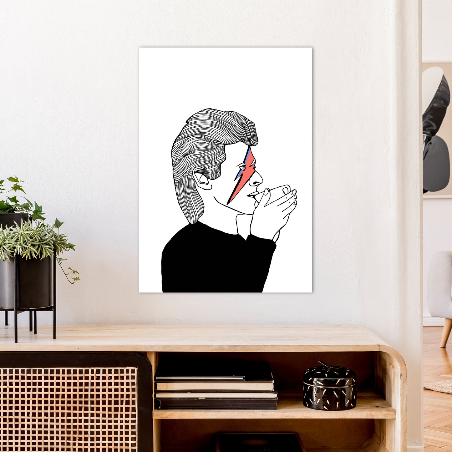 xziggy Art Print by Carissa Tanton A1 Black Frame