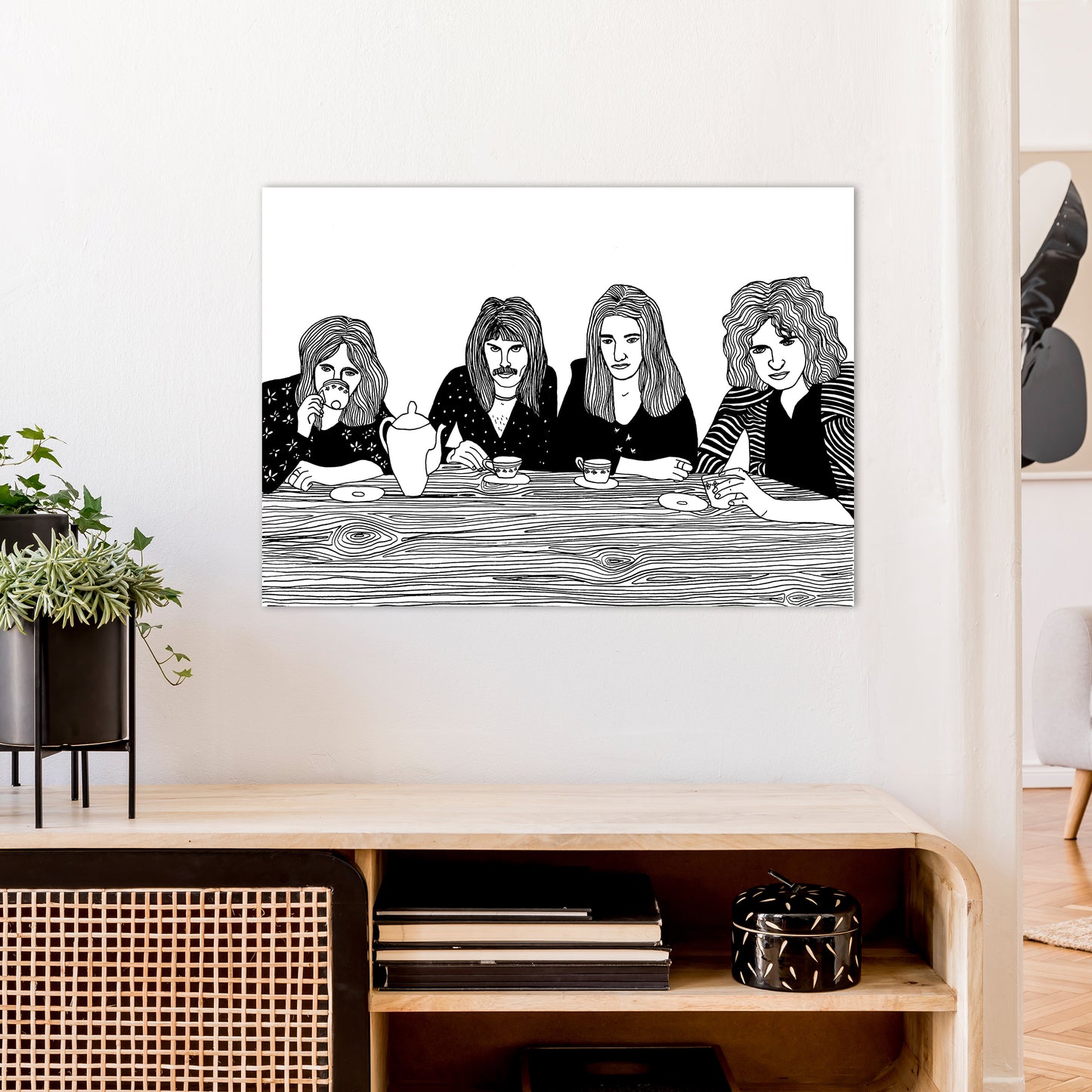 Queen Art Print by Carissa Tanton A1 Black Frame