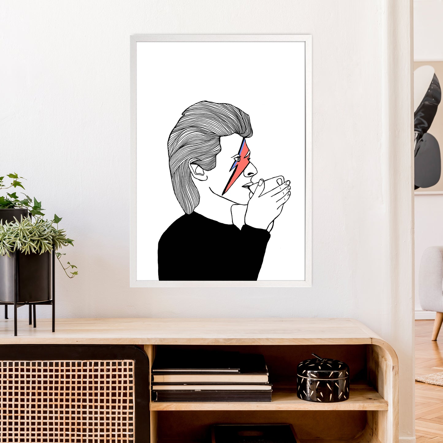 xziggy Art Print by Carissa Tanton A1 Oak Frame