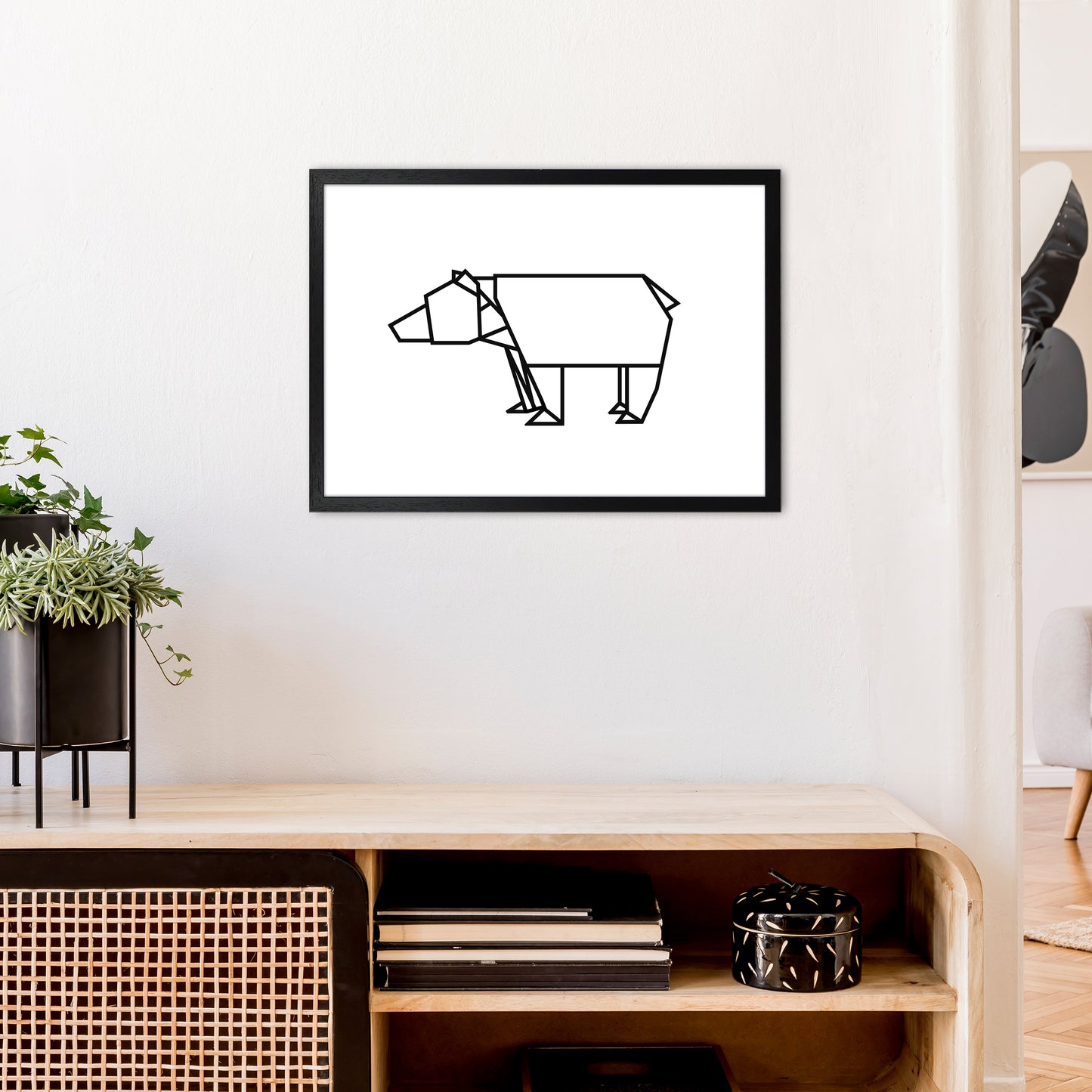Ursa Minor Art Print by Carissa Tanton A2 White Frame