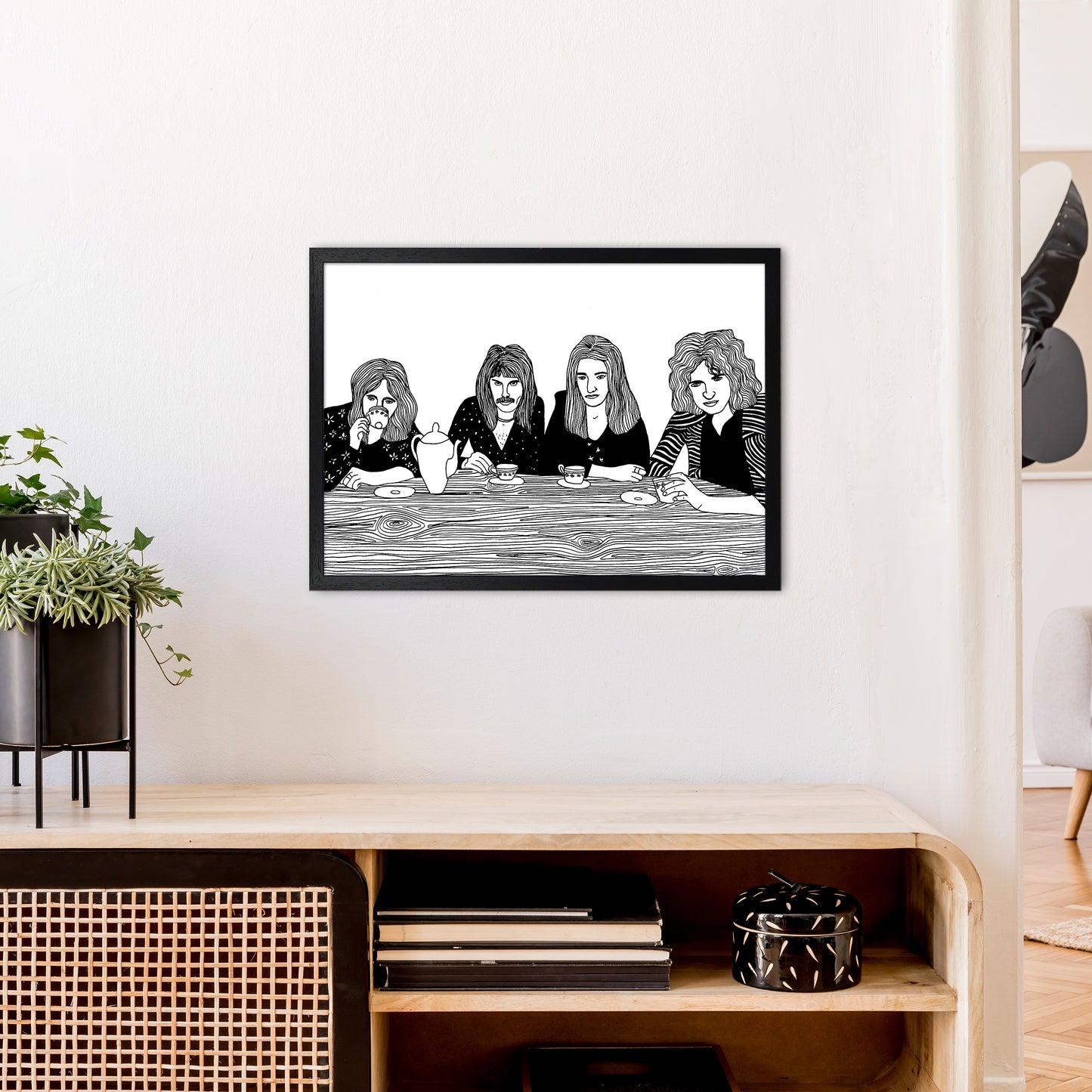 Queen Art Print by Carissa Tanton A2 White Frame