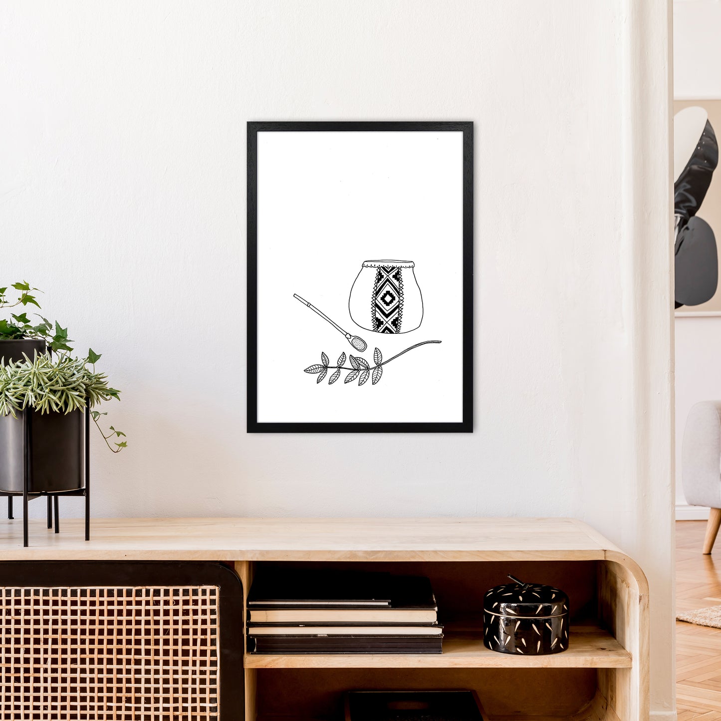 Mate Art Print by Carissa Tanton A2 White Frame