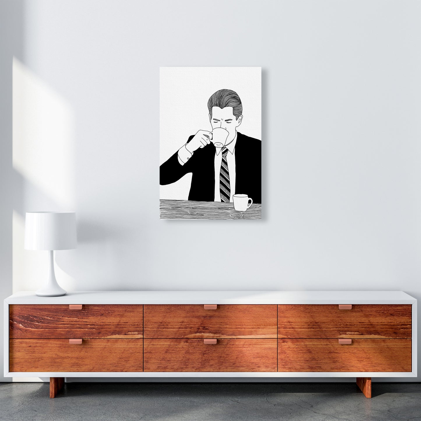Agent Cooper Art Print by Carissa Tanton A2 Canvas