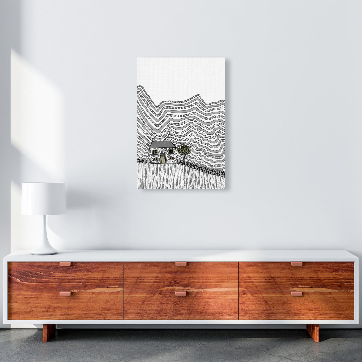 Welsh House Art Print by Carissa Tanton A2 Canvas