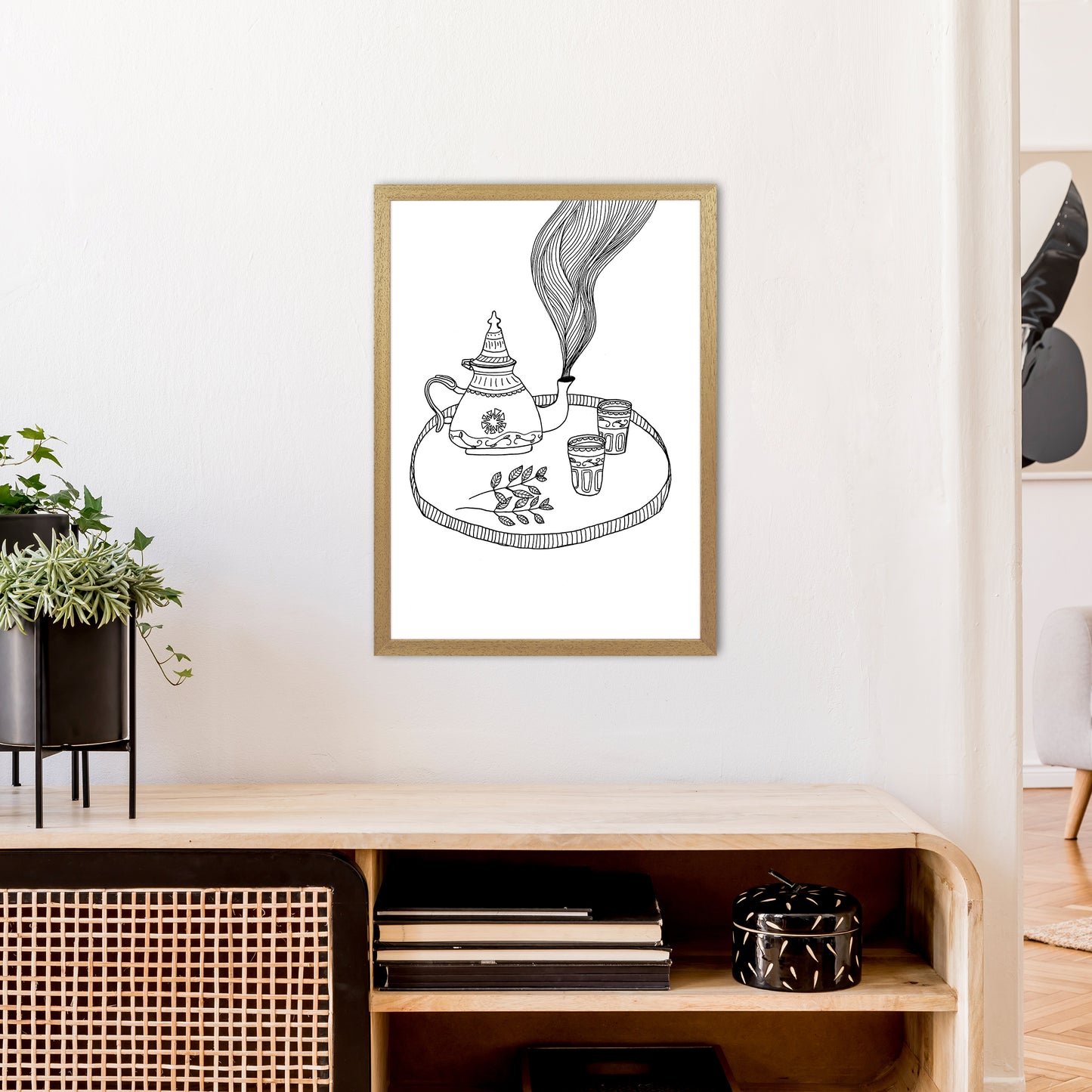 Moroccan Mint Art Print by Carissa Tanton A2 Print Only