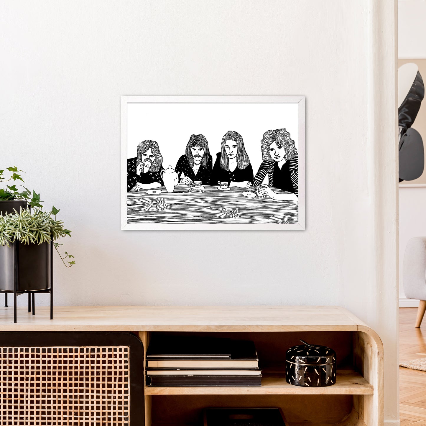 Queen Art Print by Carissa Tanton A2 Oak Frame