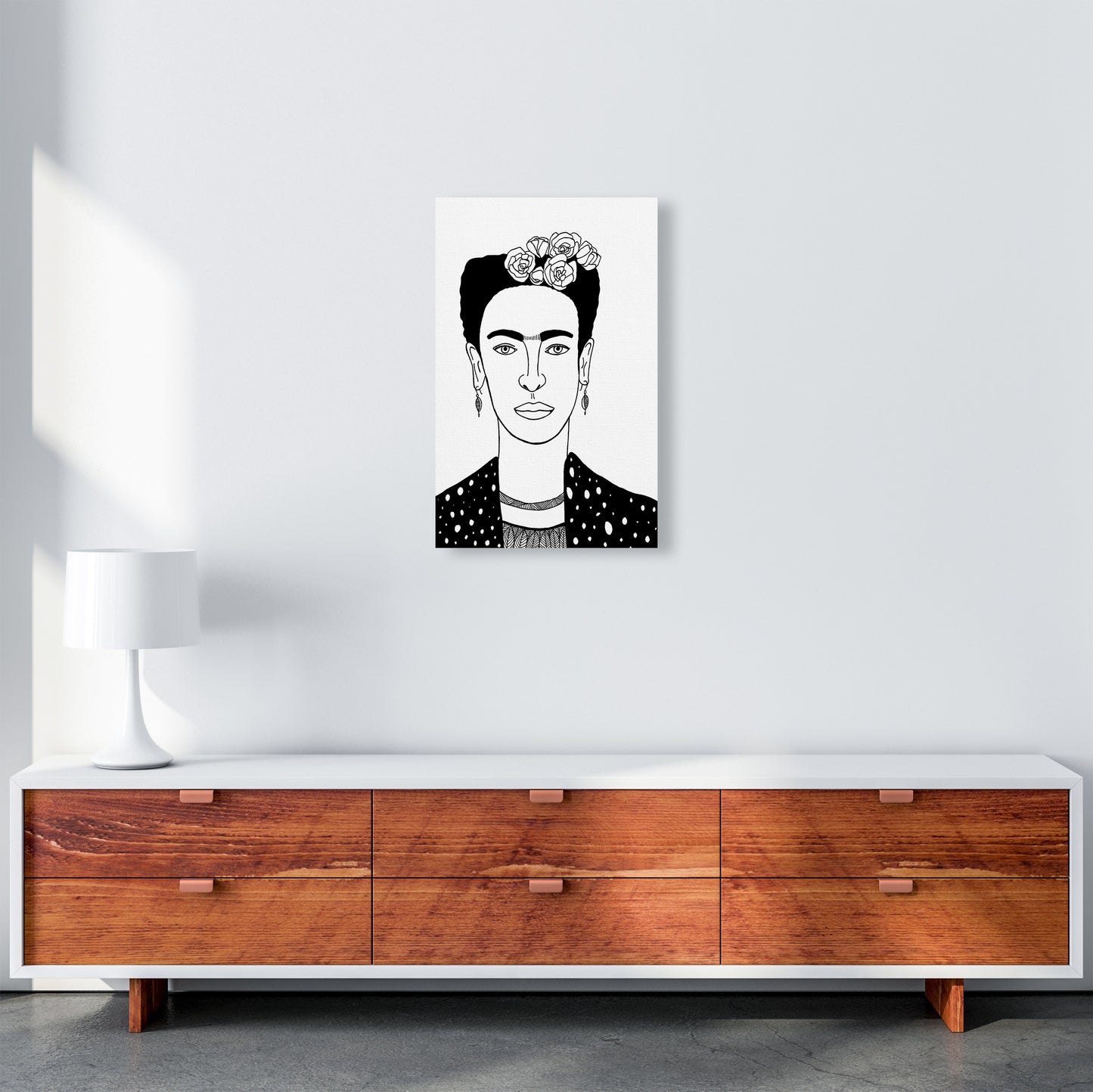 Frida Art Print by Carissa Tanton A3 Canvas