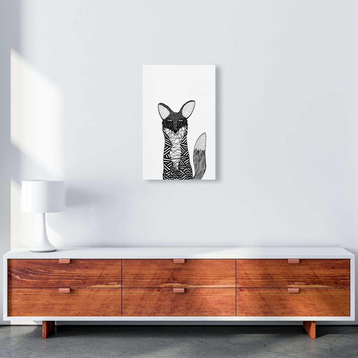 Fox Art Print by Carissa Tanton A3 Canvas