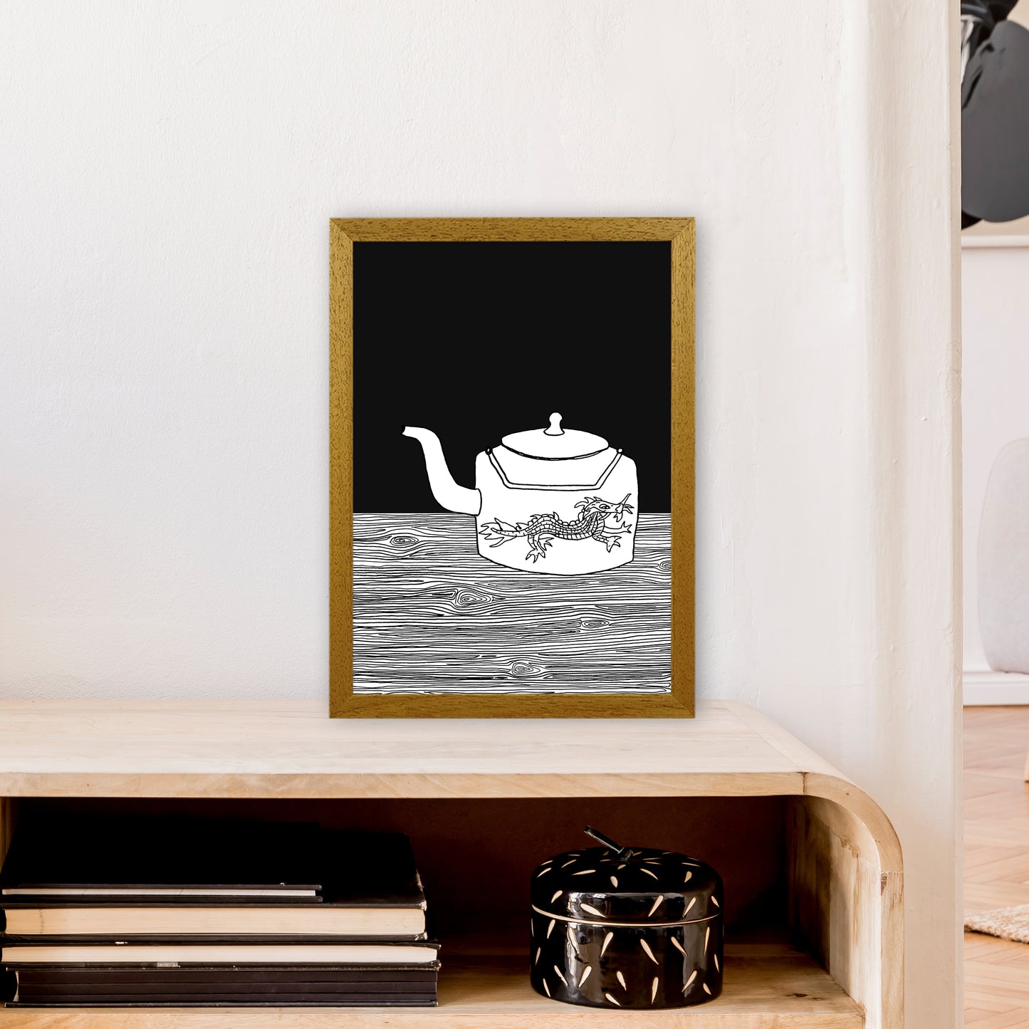Bhutan Teapot Art Print by Carissa Tanton A3 Print Only