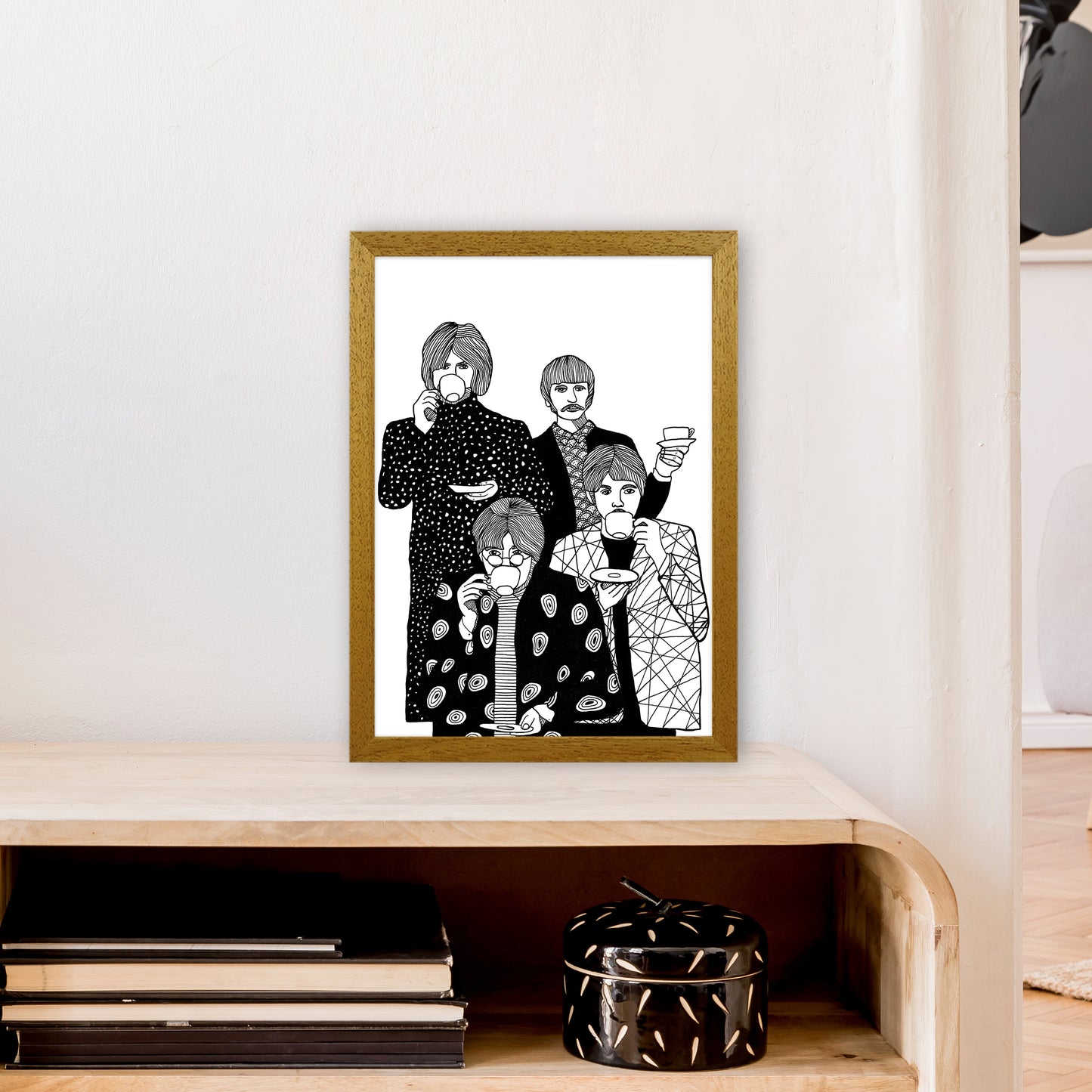 X Beatles Art Print by Carissa Tanton A3 Print Only